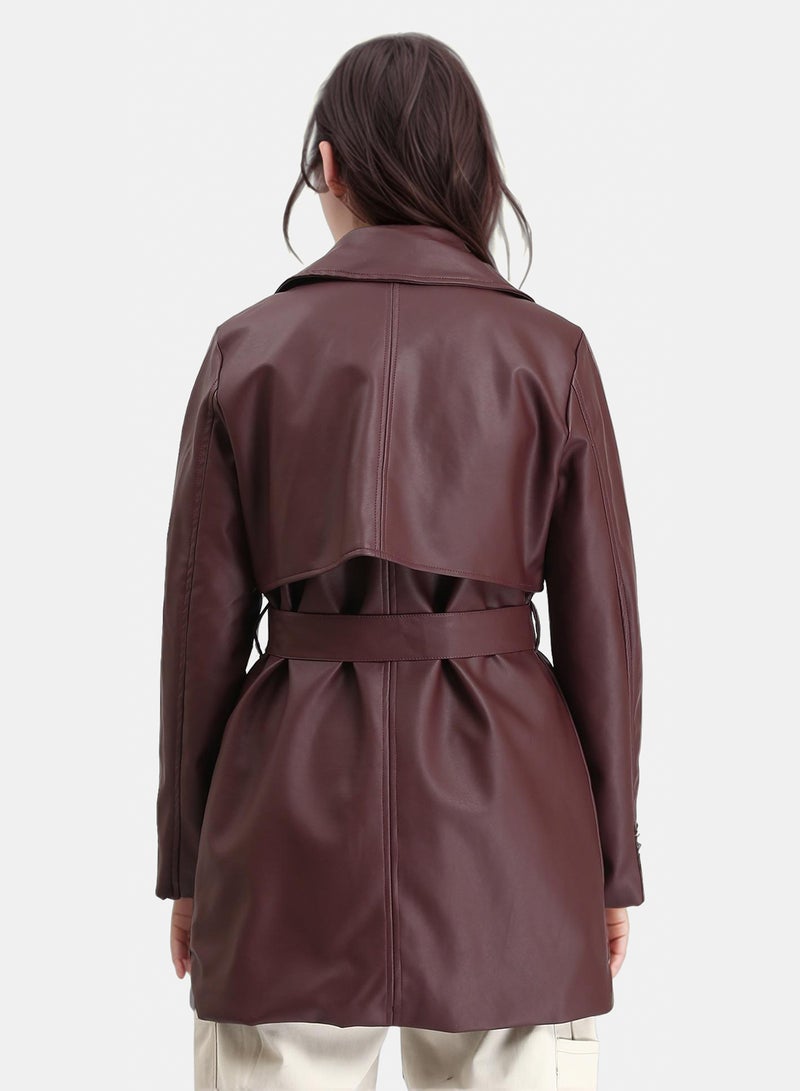 Ravin Women Belted Coat - Image 2